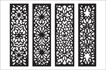 Basic RGB"Intricate Geometric and Ornamental Laser-Cut Panel Designs"