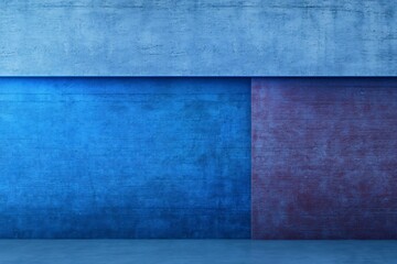 Abstract Blue Purple Textured Wall Background. AI Generated
