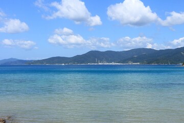 加計呂麻島の生間周辺の海