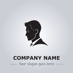A Man logo company design illustration
