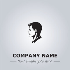 A Man logo company design illustration
