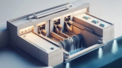 High-fidelity analysis of hydroelectric dam infrastructure from aerial perspective