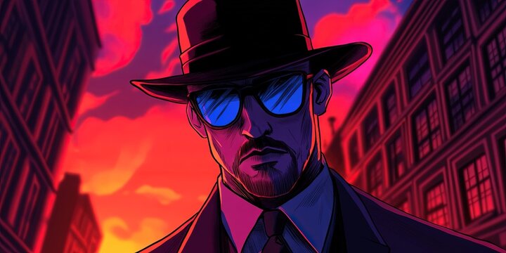 mafia - made men in classic zoot suits ready for organized crime
