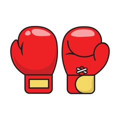 Boxing Gloves Illustration