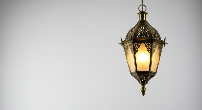 Ornate antique-style hanging lantern.