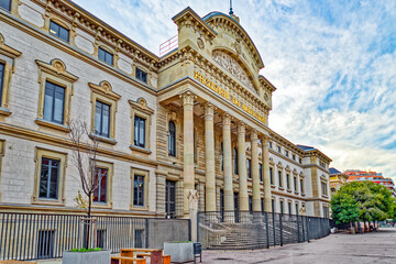 Medical school, university medicine in the center of Barcelona.