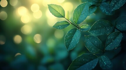 soft natural green bokeh background nature inspired design with gentle light effects and blurred foliage for a refreshing and tranquil visual experience