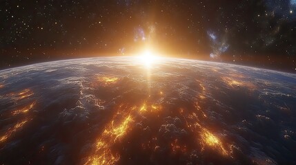 stunning hdri 360d space background nebula and stars equirectangular projection environment map