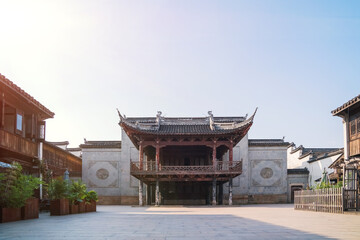 Obraz premium Old houses, streets in Zhouzhuang Ancient Town, Suzhou City, Jiangsu Province, China On April 18th, 2023 ﻿