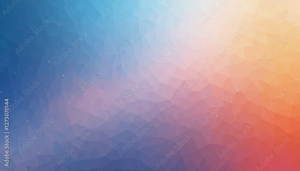 Poster geometric polygonal abstract background with gradient colors and subtle texture