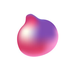 Icon of onion. Pomegranate in gradient style. Organic vegetable, ripe farm food. Natural fresh fruit. Farming crop, harvest. Healthy eating. Flat isolated vector illustration on white background