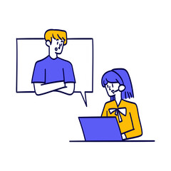 Customer Service Concept Vector Illustration