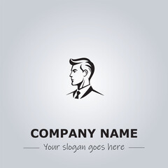 A Man logo company design illustration
