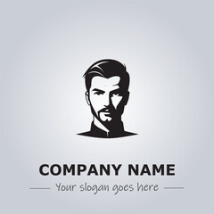 A Man logo company design illustration
