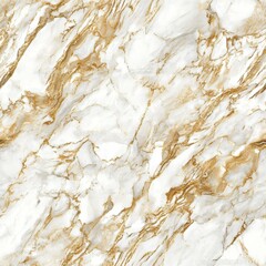 Obraz premium Elegant Golden Veins in White Marble Textured Surface Artwork Design