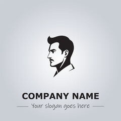 A Man logo company design illustration
