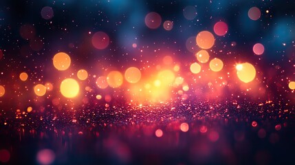 Obraz premium vibrant and artistic bokeh background with colorful light effects for creative design projects