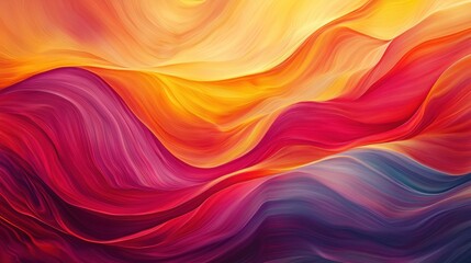 Fototapeta premium Abstract Colorful Swirls: A Symphony of Hues