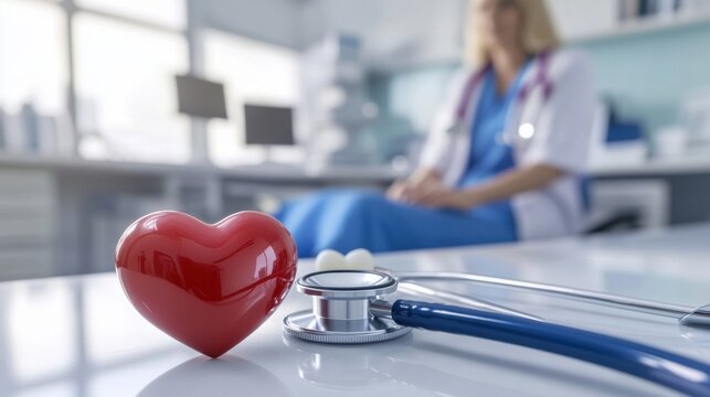 Cholesterol test in a clean medical facility. Featuring preventative heart health monitoring and early detection