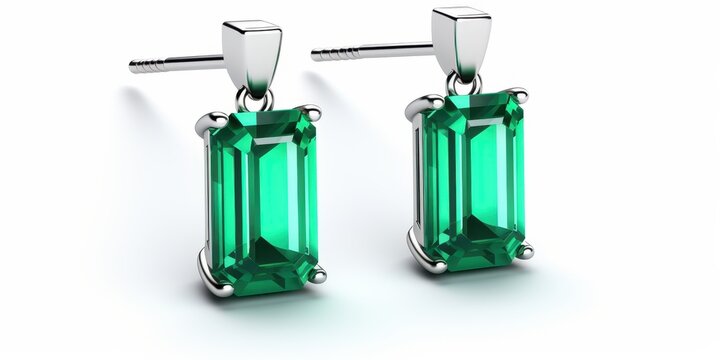 Earrings, with olivine gemstone, peridot, chrysolite jewelry, green mineral crystals of forsterite, dunite