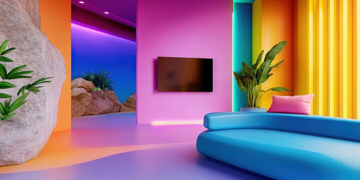 modern reality TV show set