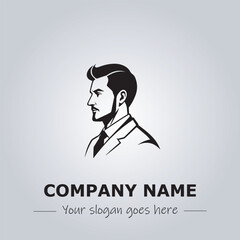 A Man logo company design illustration
