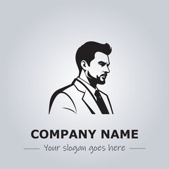 A Man logo company design illustration
