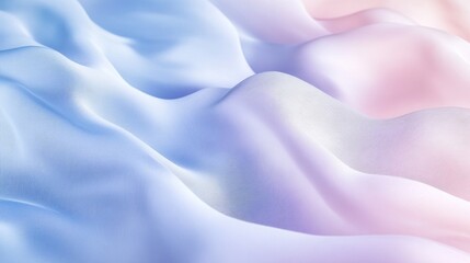 Obraz premium Abstract Pastel Fabric Waves: A Dreamy Textile Texture