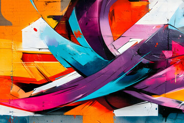 abstract background with colorful splashes