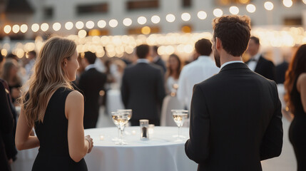 Fundraising Gala Event with Donors and Supporters in Attendance