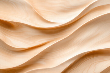 Smooth wooden texture with fluid wavy patterns for natural interior design and backgrounds