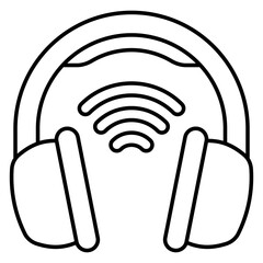 Premium download icon of listening device