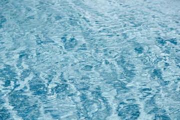 abstract blue color water wave in swimming pool pure natural swirl pattern texture