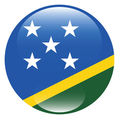 Solomon Islands flag circle icon vector illustration design