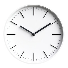 Minimalist Round Wall Clock with Simple Design for Modern Home Decoration and Time Management