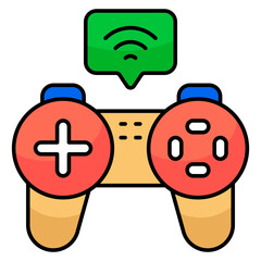 A unique design icon of smart gaming