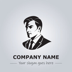 A Man logo company design illustration
