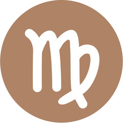Virgo zodiac sign symbol