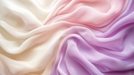 Obraz premium Pastel Dream: A Symphony of Soft Hues in Draped Fabric