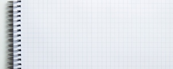 Blank Grid Notebook Page for Writing, Sketching or Planning in Study and Work Environments, Ideal for Every Use