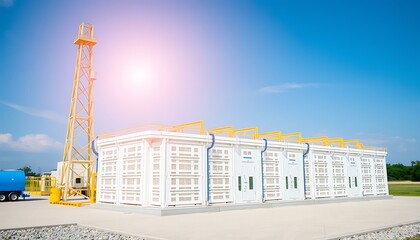 Modern Energy Storage System:  Modular Battery Container Facility