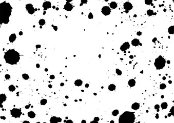 イラスト素材: 飛び散るインク、しぶきの背景素材 ベクター