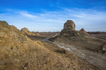 Mountains, mountain roads, and natural scenery of the Qinghai Tibet Plateau in China on January 18, 2024
