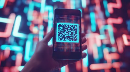 QR code scanning for subscribing to a digital service. Featuring entertainment and technology