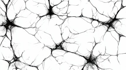 Fototapeta premium Neural Network Inspired Abstract Interconnected Cell Structure Design