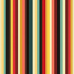Obraz premium Stripes Seamless Pattern Staggered Layout Variations for Textile Design