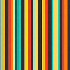 Obraz premium Bold Stripes Pattern Vibrant Alternating Colors for Design Projects