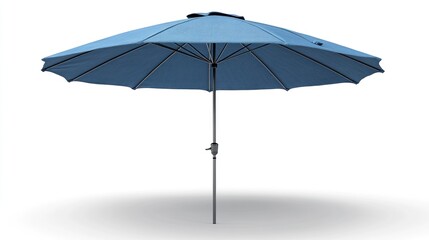 Obraz premium Light Blue Patio Umbrella, Isolated, Outdoor, Product Display