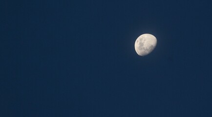 background with a beautifully glowing moon