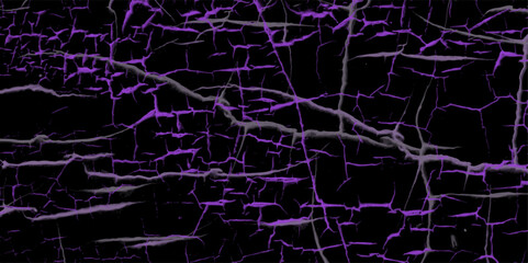 Peeling paint on a gray concrete wall. White painted abstract background. Vector marble pattern with and black cracks Transparent texture. 